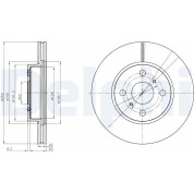 Delphi | Bremsscheibe | BG4274