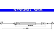 ATE | Seilzug, Feststellbremse | 24.3727-0339.2