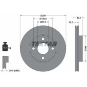 Textar | Bremsscheibe | 92096203