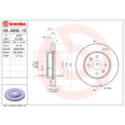 Brembo | Bremsscheibe | 09.A606.10