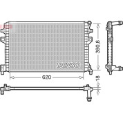 Denso | Kühler, Motorkühlung | DRM02018