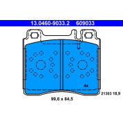 ATE | Bremsbelagsatz, Scheibenbremse | 13.0460-9033.2