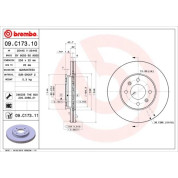 Brembo | Bremsscheibe | 09.C173.11