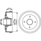 BOSCH | Bremstrommel | 0 986 477 061