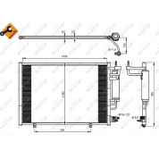 NRF | Kondensator, Klimaanlage | mit Trockner | 350205