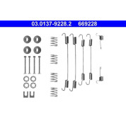 ATE | Zubehörsatz, Bremsbacken | 03.0137-9228.2