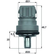 Mahle | Sensor, Kühlmitteltemperatur | TSE 1D