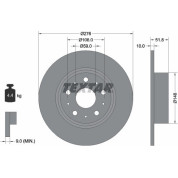 Textar | Bremsscheibe | 92095300