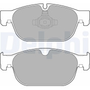 Delphi | Bremsbelagsatz, Scheibenbremse | LP3256