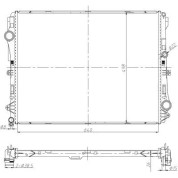 NRF | Kühler, Motorkühlung | 50041