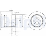 Delphi | Bremsscheibe | BG2202