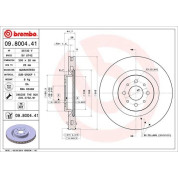 Brembo | Bremsscheibe | 09.8004.41