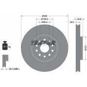 Textar | Bremsscheibe | 92115800