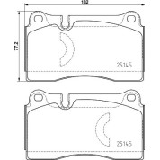 Brembo | Bremsbelagsatz, Scheibenbremse | P 85 159