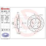 Brembo | Bremsscheibe | 08.A912.1X