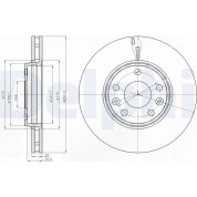 Delphi | Bremsscheibe | BG4264