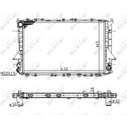 NRF | Kühler, Motorkühlung | 51320A