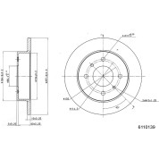 Metzger | Bremsscheibe | 6110139