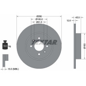 Textar | Bremsscheibe | 92181203