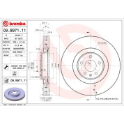 Brembo | Bremsscheibe | 09.B971.11