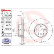 Brembo | Bremsscheibe | 09.9172.11