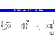 ATE | Bremsschlauch | 24.5111-0485.3