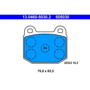 ATE | Bremsbelagsatz, Scheibenbremse | 13.0460-5030.2