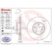 Brembo | Bremsscheibe | 09.9923.11