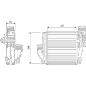 Valeo | Ladeluftkühler | 818290