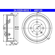 ATE | Bremstrommel | 24.0220-0032.1