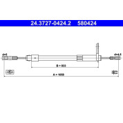ATE | Seilzug, Feststellbremse | 24.3727-0424.2