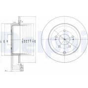 Delphi | Bremsscheibe | BG4035