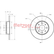 Metzger | Bremsscheibe | 6110307