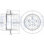 Delphi | Bremsscheibe | BG4159