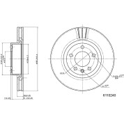 Metzger | Bremsscheibe | 6110240