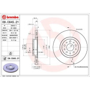 Brembo | Bremsscheibe | 09.C645.21