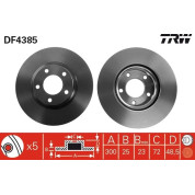 TRW | Bremsscheibe | DF4385