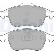 Delphi | Bremsbelagsatz, Scheibenbremse | LP2079