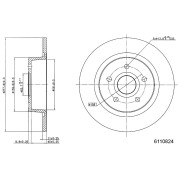 Metzger | Bremsscheibe | 6110824