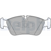 Delphi | Bremsbelagsatz, Scheibenbremse | LP1925