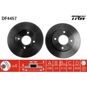 TRW | Bremsscheibe | DF4457