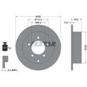 Textar | Bremsscheibe | 92227403