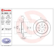 Brembo | Bremsscheibe | 08.B602.10