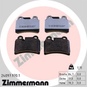 Zimmermann | Bremsbelagsatz, Scheibenbremse | 24097.970.1