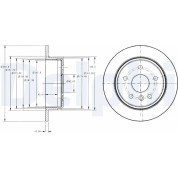 Delphi | Bremsscheibe | BG3178