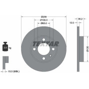 Textar | Bremsscheibe | 92010603