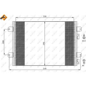 NRF | Kondensator, Klimaanlage | 35542