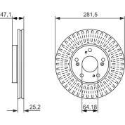 BOSCH | Bremsscheibe | 0 986 479 781