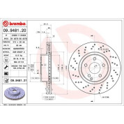 Brembo | Bremsscheibe | 09.9481.21