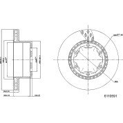 Metzger | Bremsscheibe | 6110591